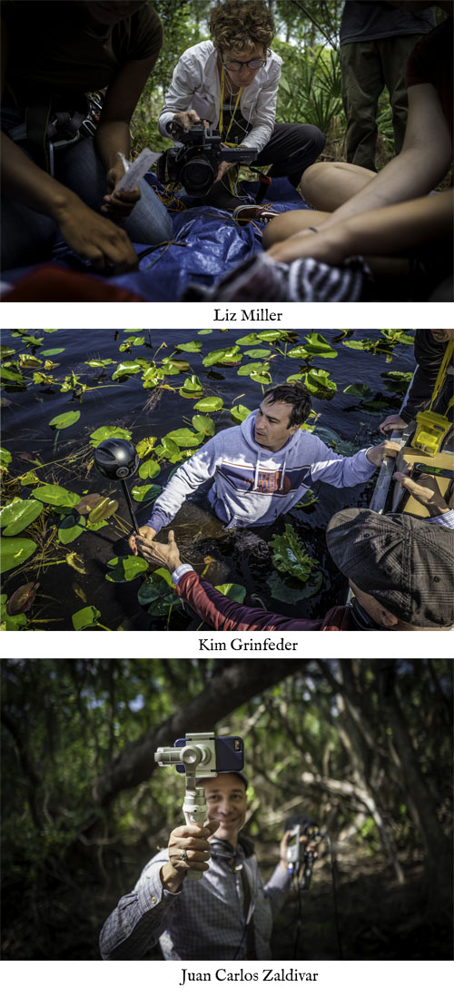 Liz MIller, Juan Carlos Zaldivar and Kim Grinfeder